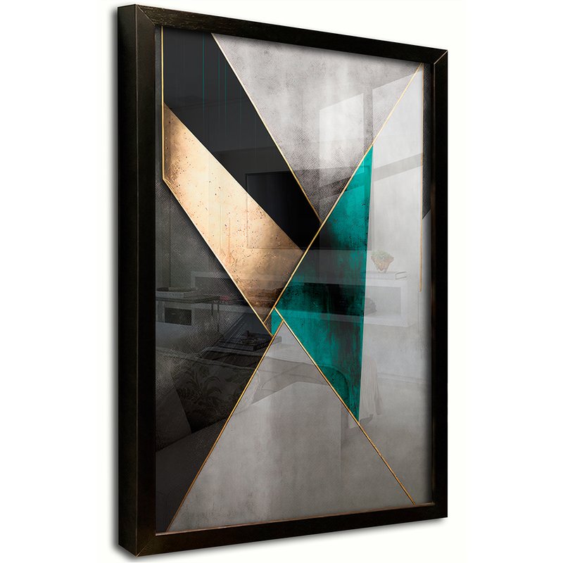 Abstract Geometric Luxury V45 Canvas