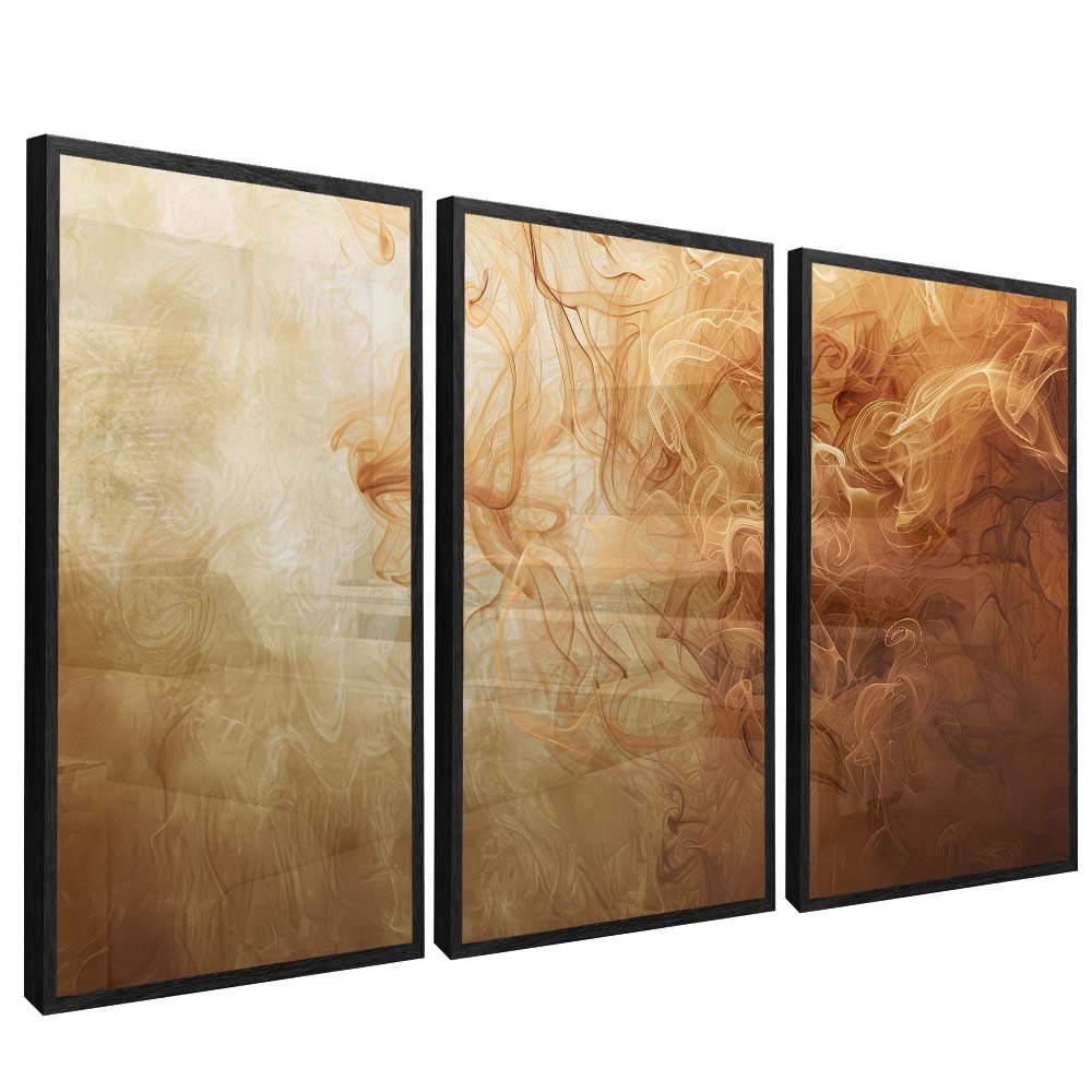 Abstract Incense Trio V1988 Canvas