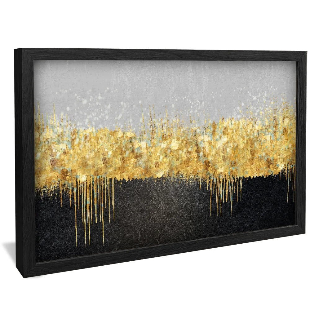 Abstract Ink Racing Canvas V720