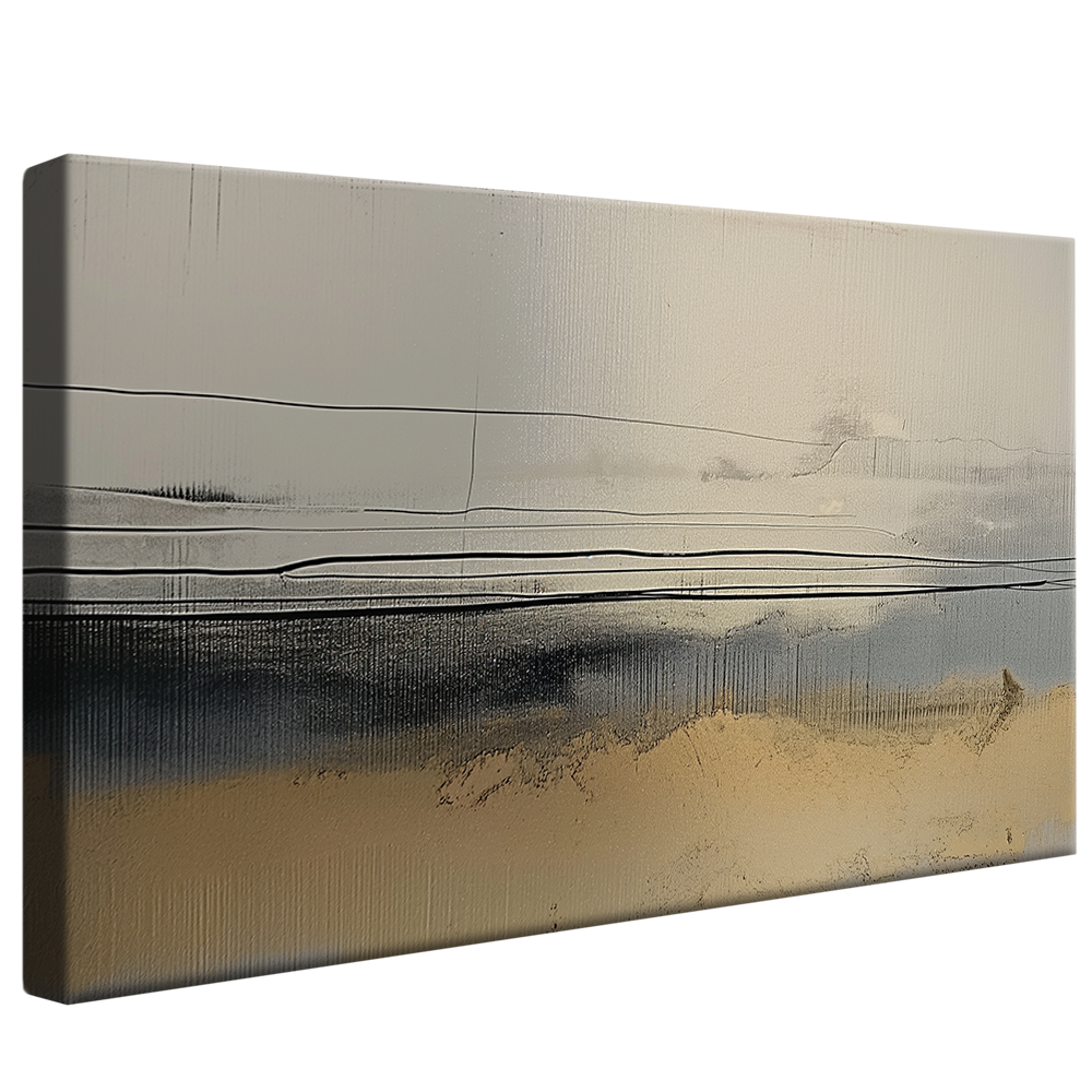 Abstract Lines Wall Painting V1080 Canvas