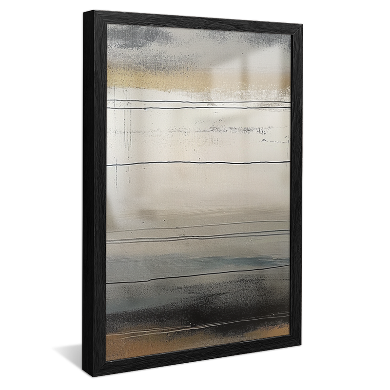 Abstract Lines and Ashes V1115 Canvas