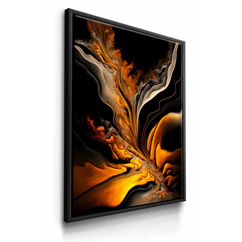 Abstract Luxury Lava Canvas