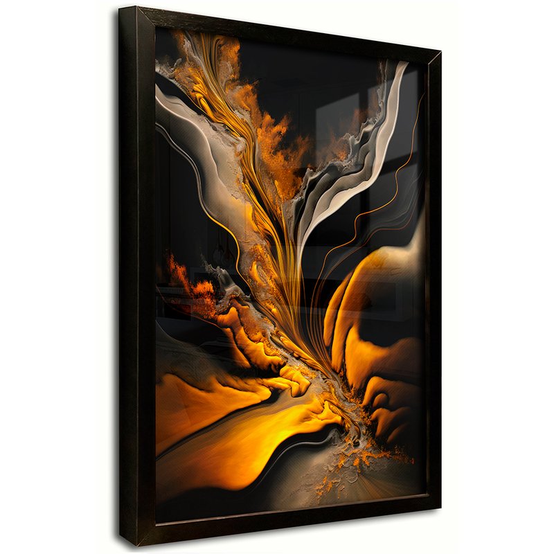 Abstract Luxury Lava Canvas