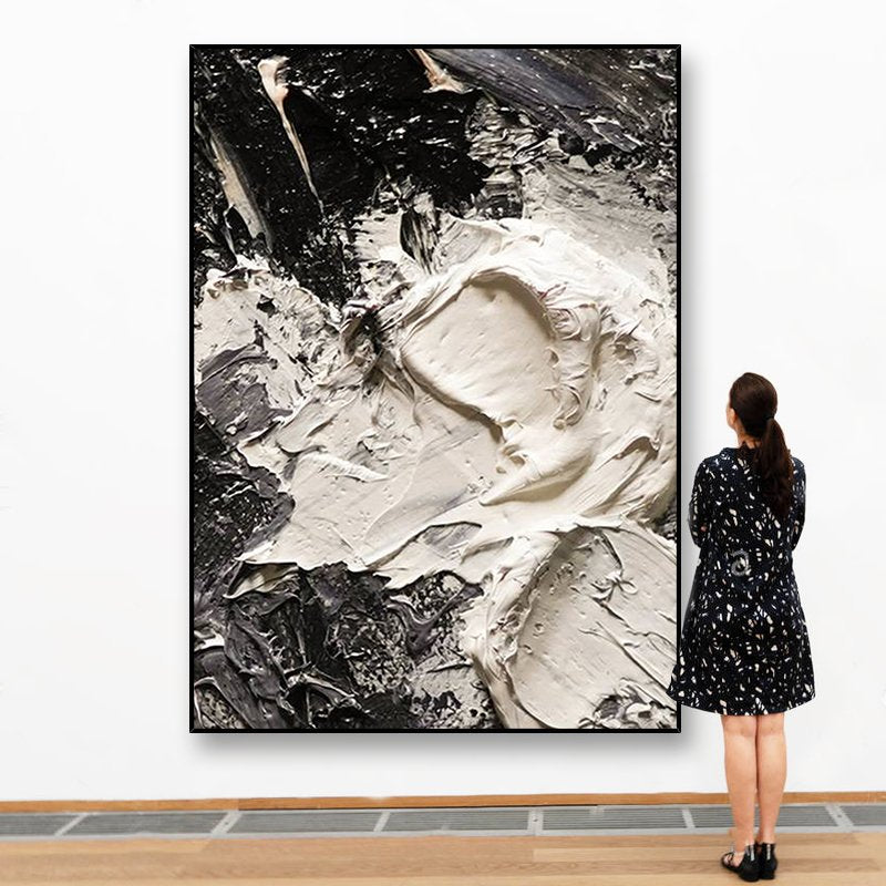 Abstract Mass with 3d Painting Canvas