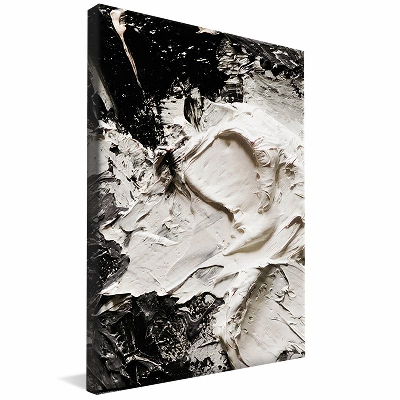 Abstract Mass with 3d Painting Canvas