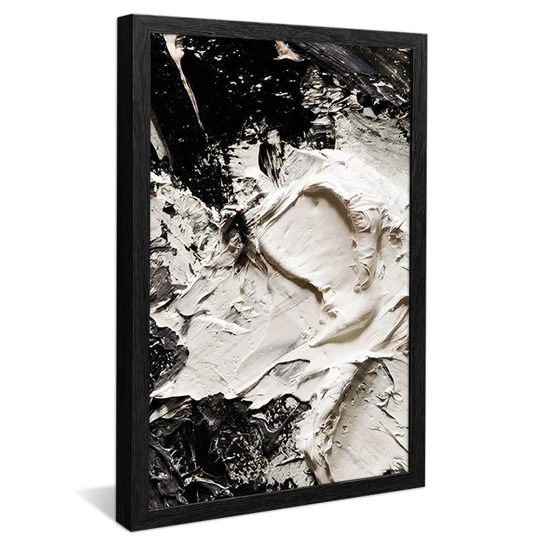 Abstract Mass with 3d Painting Canvas