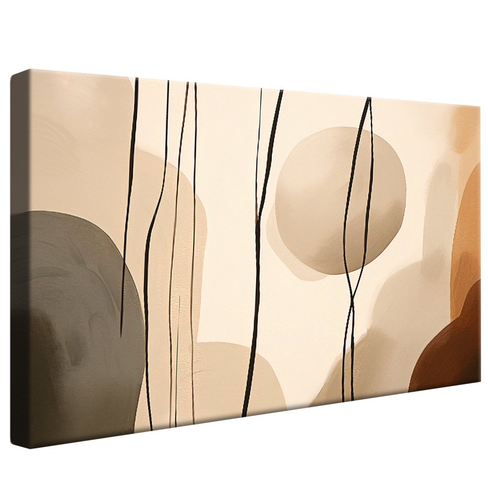 Abstract Neutral Colors v741 Canvas