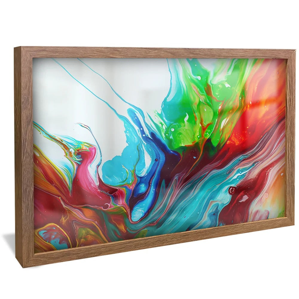 Abstract Paint Mixing Decorative Canvas