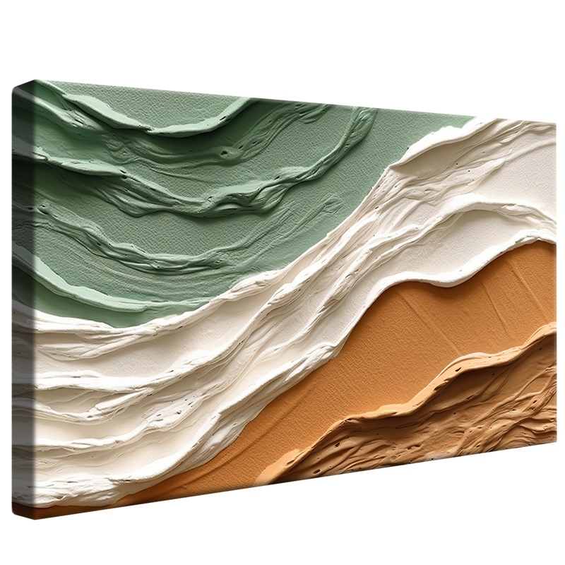 Abstract Painting on Wall V909 Canvas