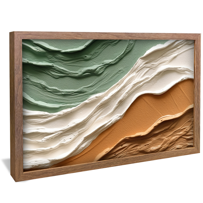 Abstract Painting on Wall V909 Canvas