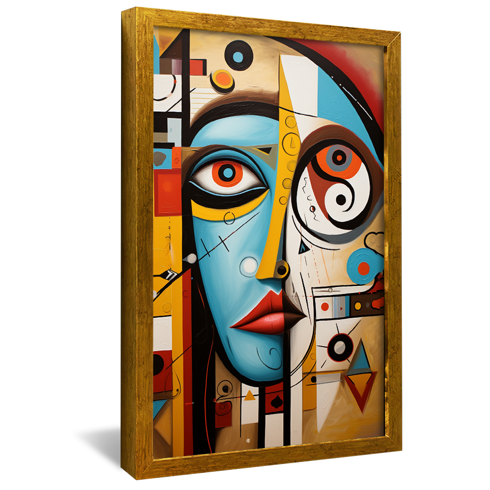 Abstract Picasso V825 Canvas