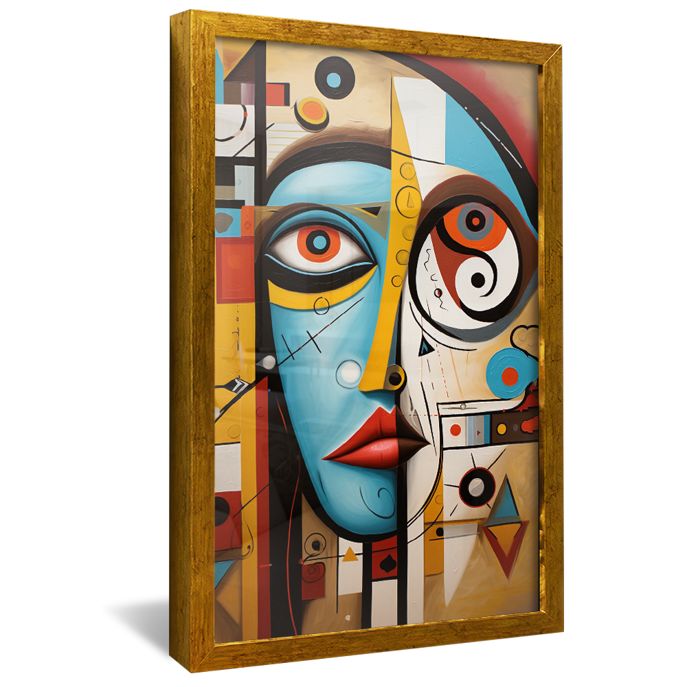 Abstract Picasso V825 Canvas