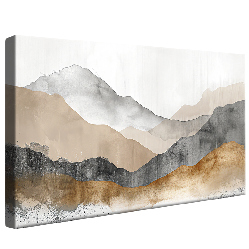 Abstract Rustic Mountains V1226 Canvas