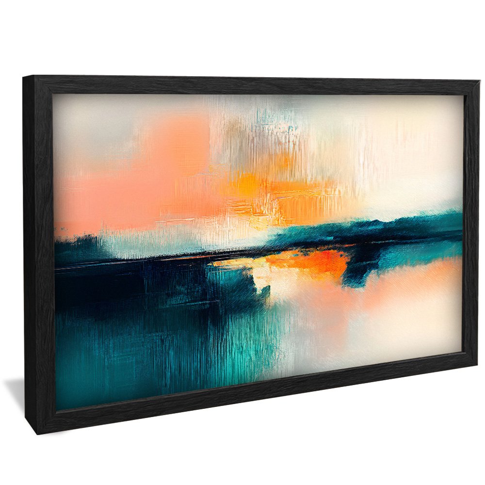 Abstract Serene Horizon Painting V2146 Canvas