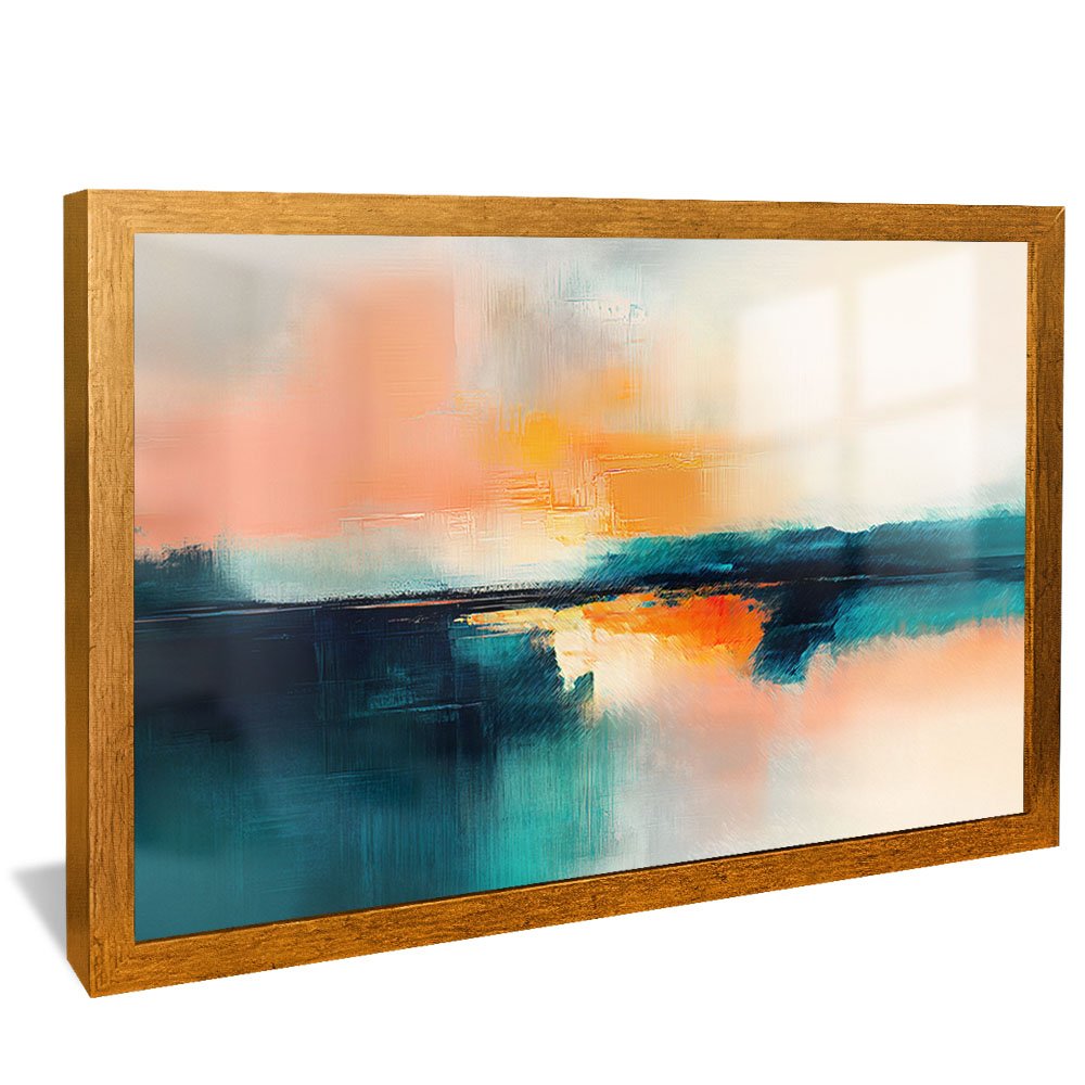 Abstract Serene Horizon Painting V2146 Canvas