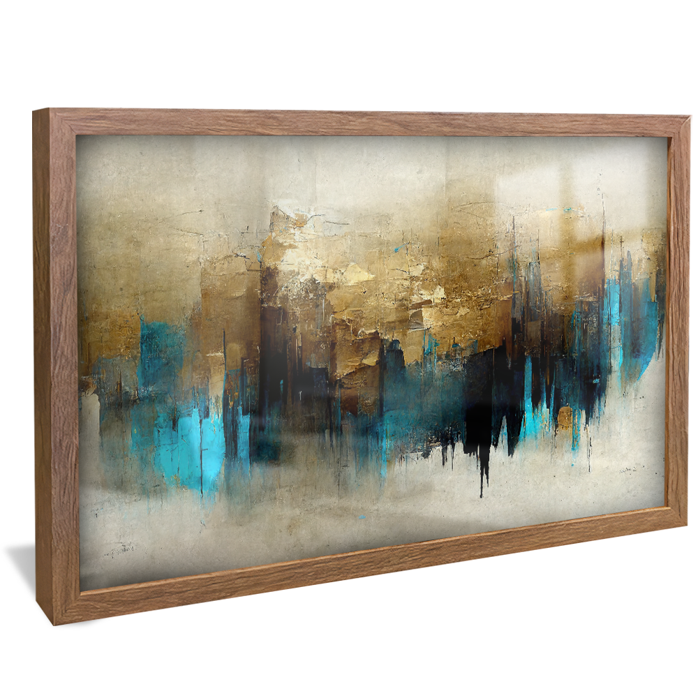 Abstract Torn Wall Texture v911 Canvas