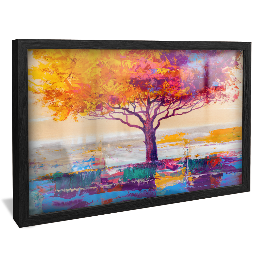 Abstract Tree Painting V939 Canvas