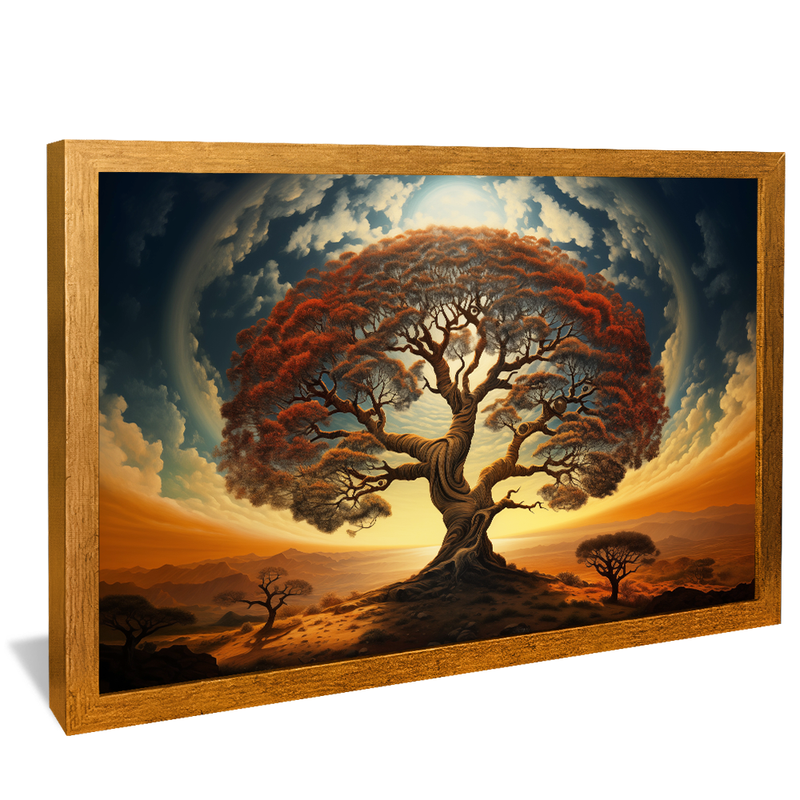 Abstract Tree in Dreams V889 Canvas