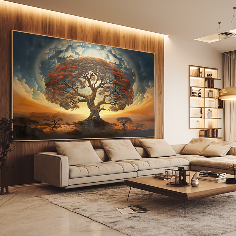 Abstract Tree in Dreams V889 Canvas