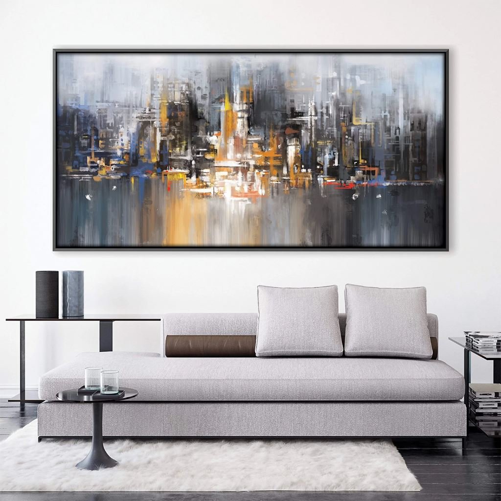 Abstract Urban Landscape Canvas