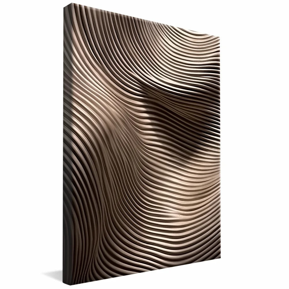 Abstract Wave Canvas V715