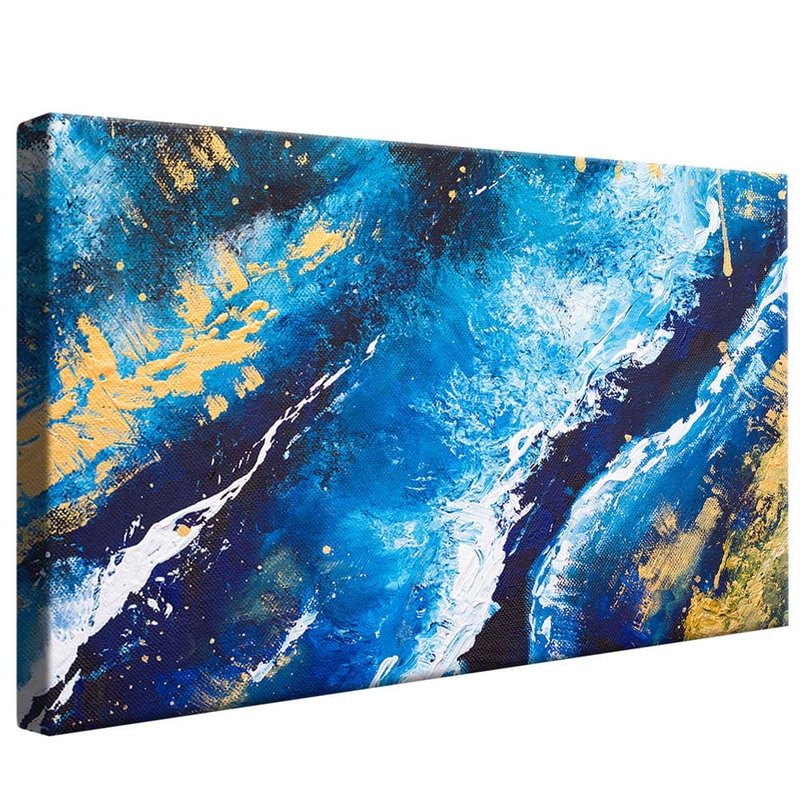 Abstract Waves V1714 Canvas