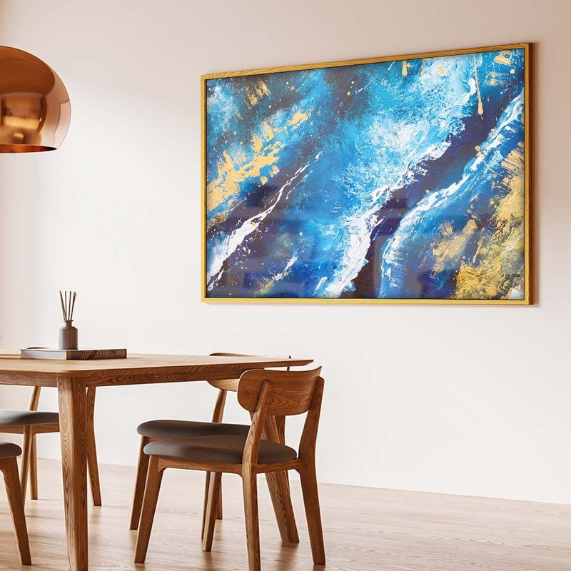 Abstract Waves V1714 Canvas