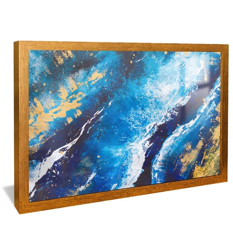 Abstract Waves V1714 Canvas