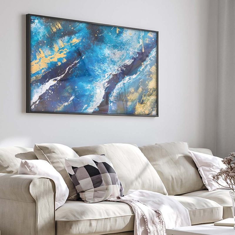 Abstract Waves V1714 Canvas
