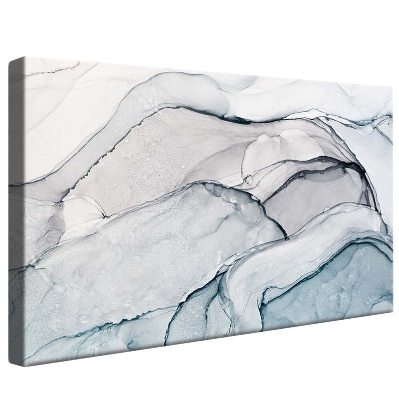 Abstract White Marble V1728 Canvas