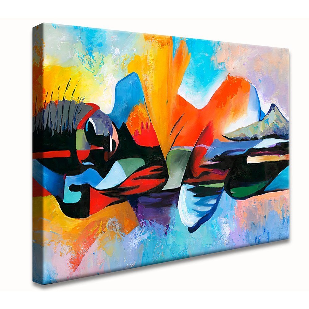 Abstract Woman v035 Canvas