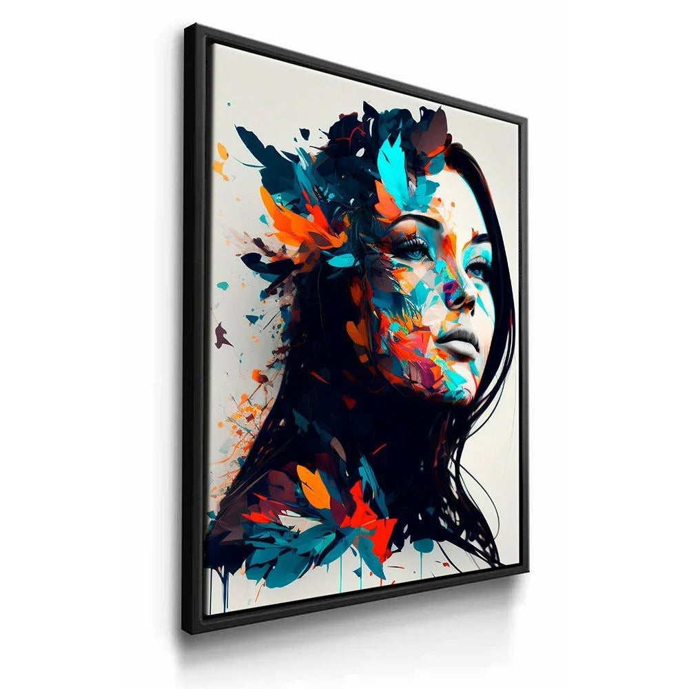 Abstract Woman v041 Canvas