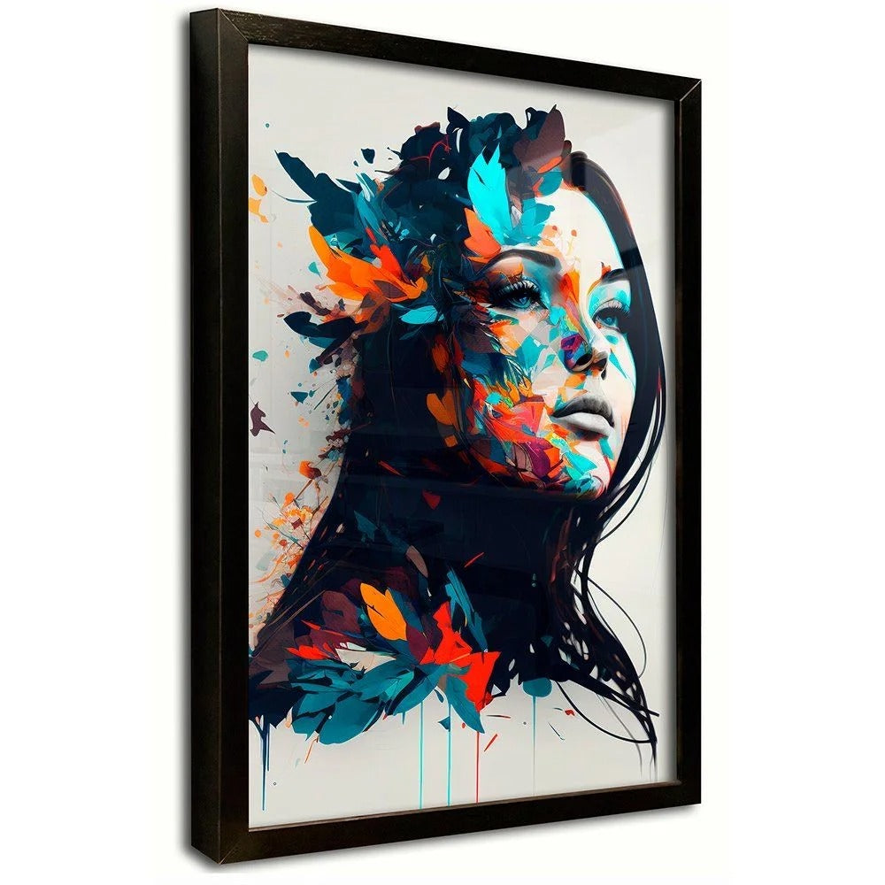 Abstract Woman v041 Canvas