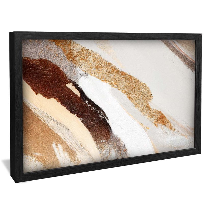 Abstract in Brown Pasture V2038 Canvas