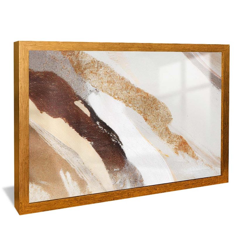 Abstract in Brown Pasture V2038 Canvas