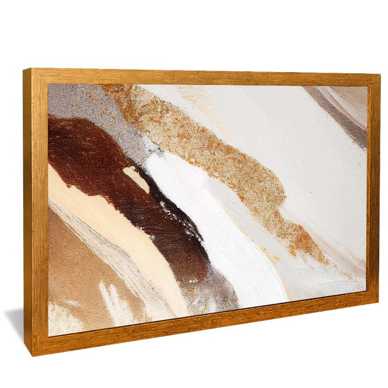 Abstract in Brown Pasture V2038 Canvas