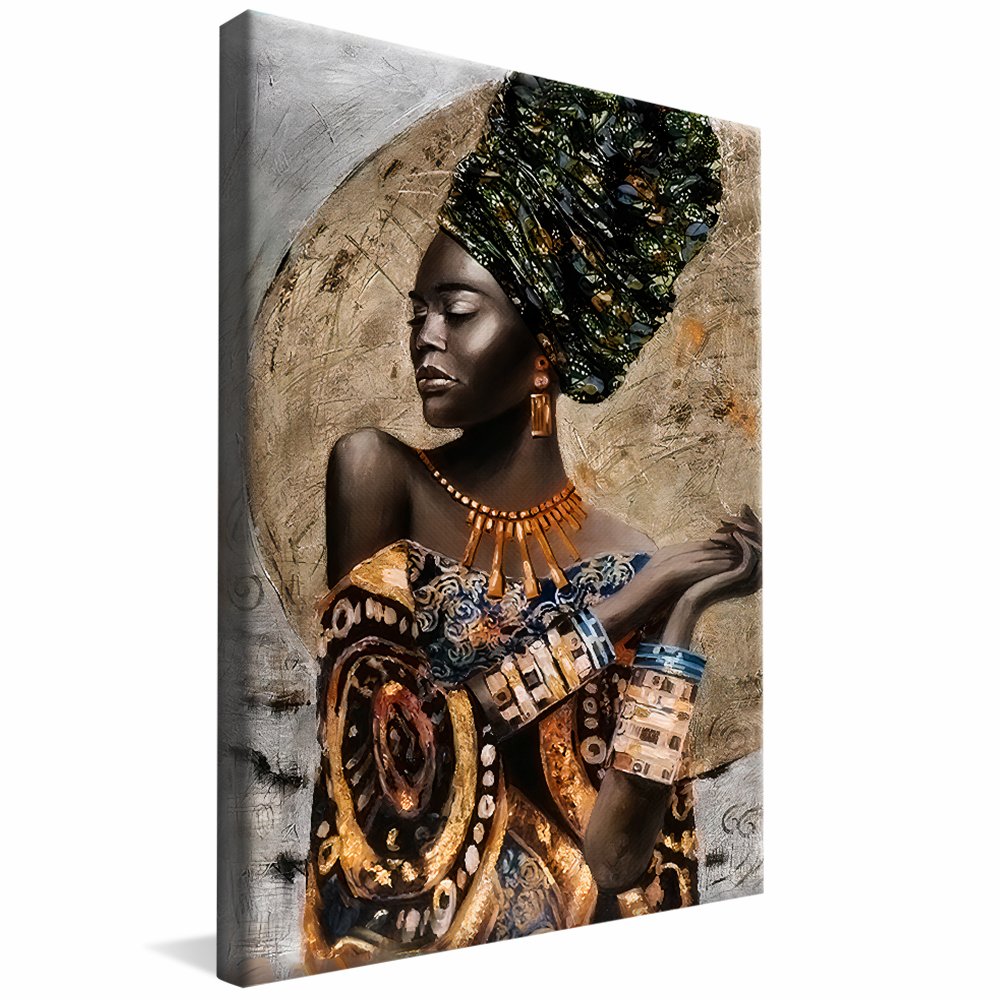 African Woman Canvas