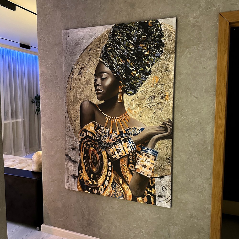 African Woman Canvas