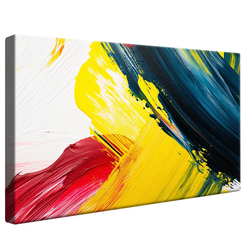 Aggressive Brushstrokes Decorative Canvas V1357