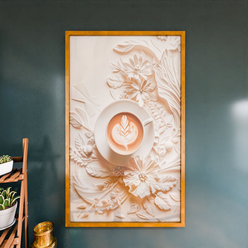 Art in Coffee and Plaster V1930 Canvas