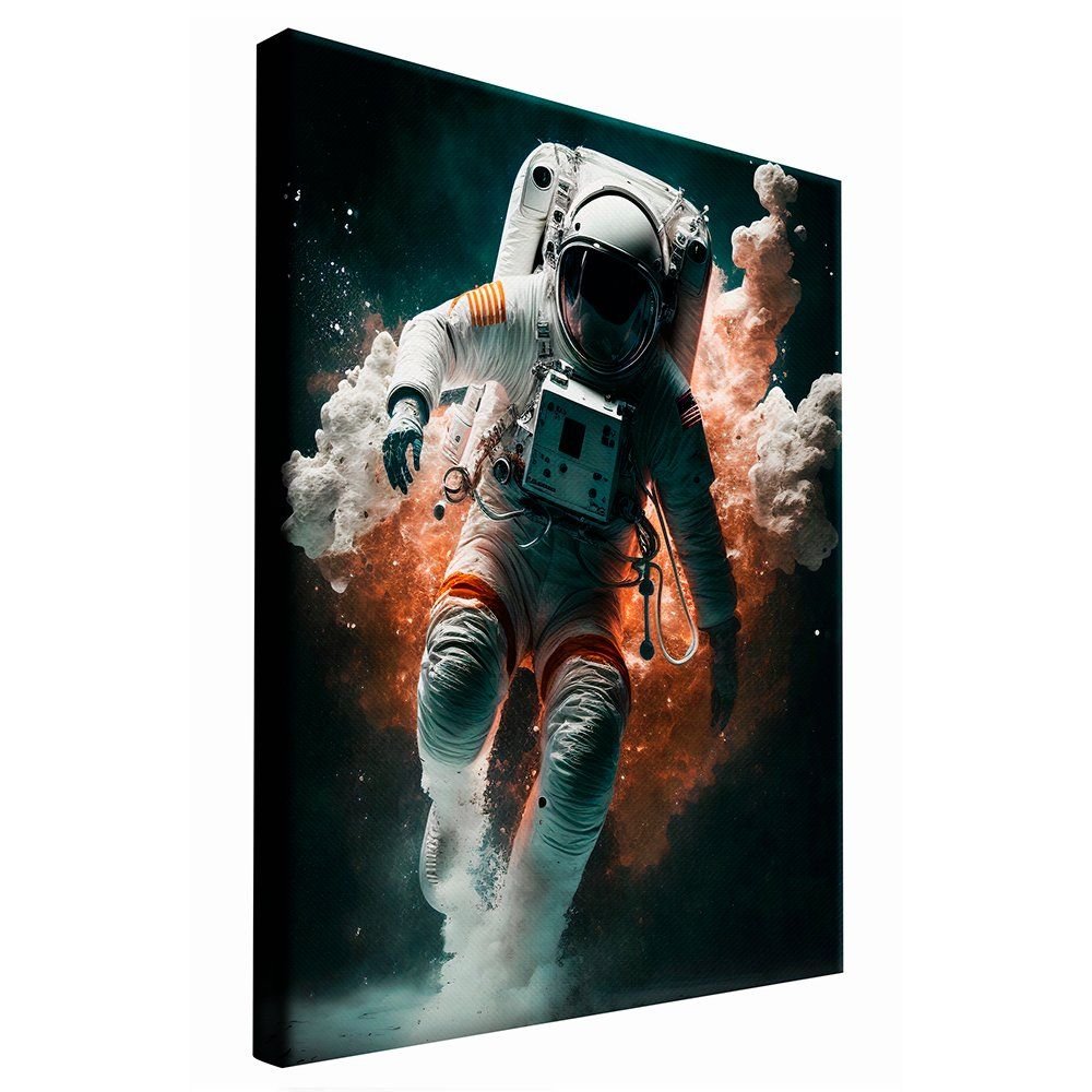 Astronaut Jump Canvas