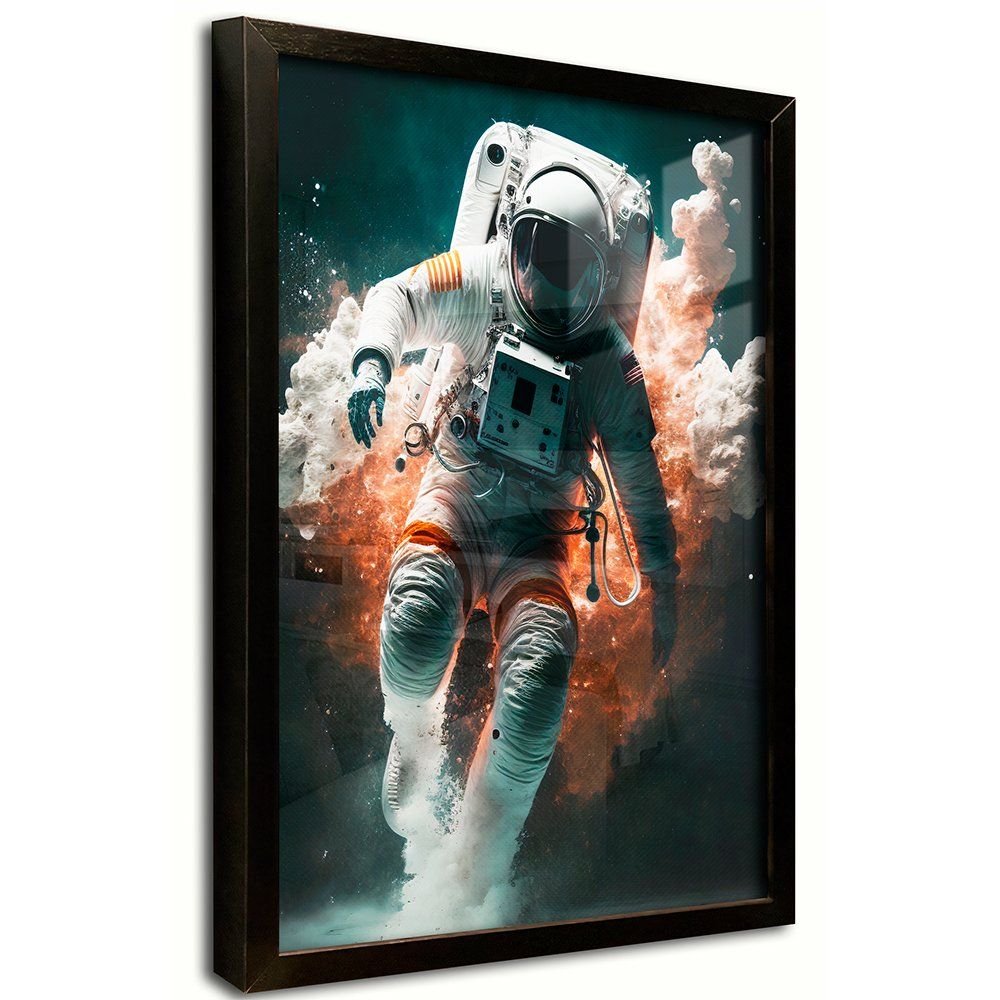 Astronaut Jump Canvas