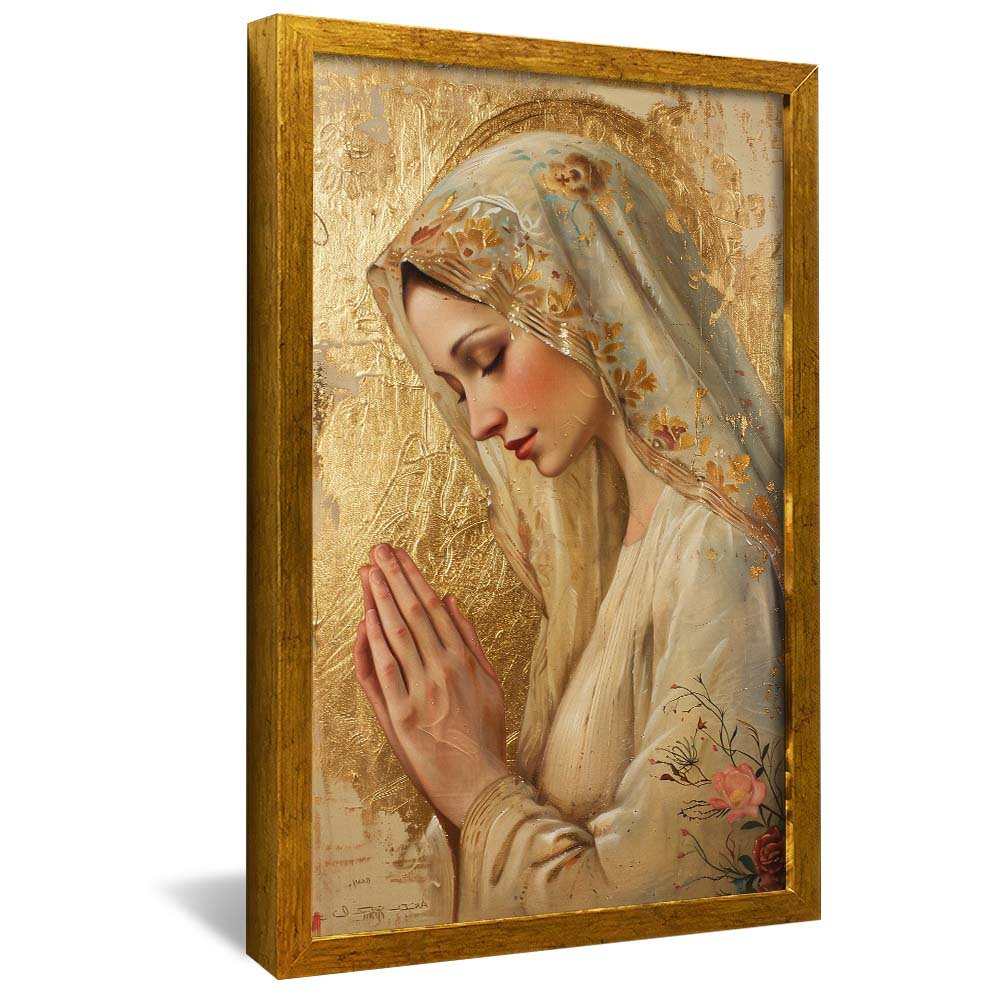 Ave Maria Praying Canvas