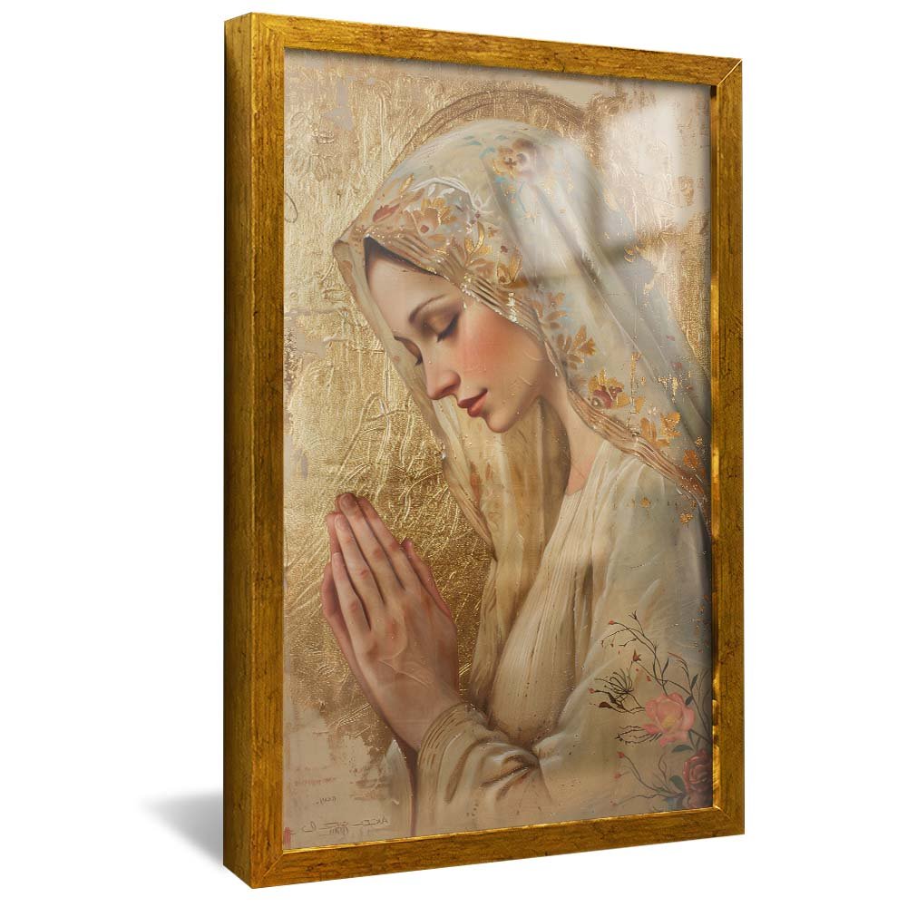 Ave Maria Praying Canvas