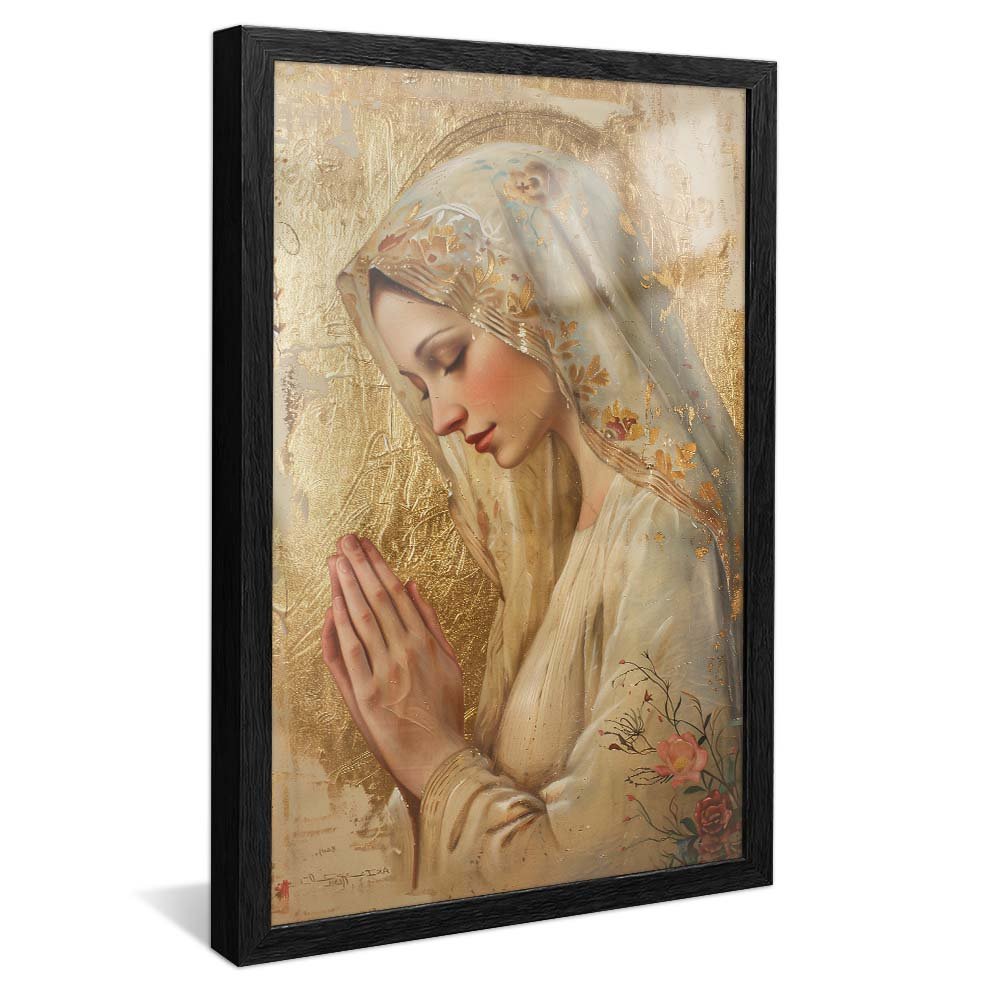 Ave Maria Praying Canvas