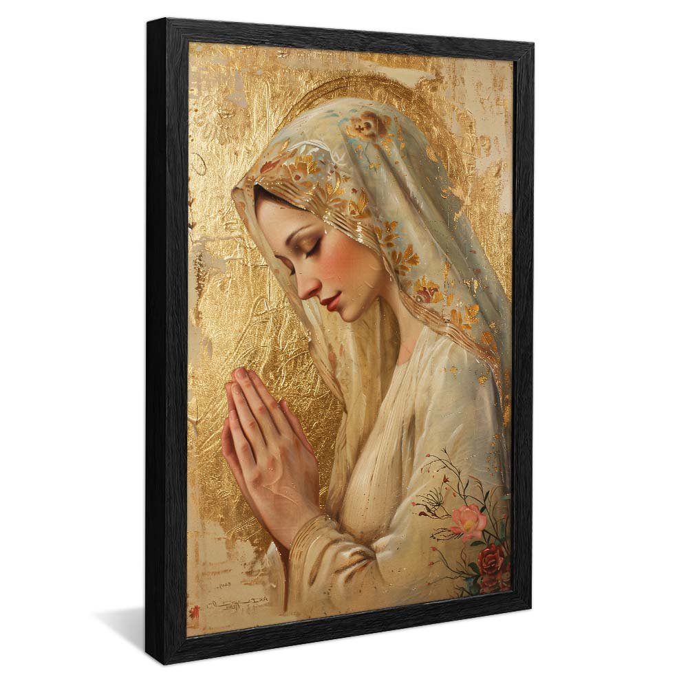 Ave Maria Praying Canvas