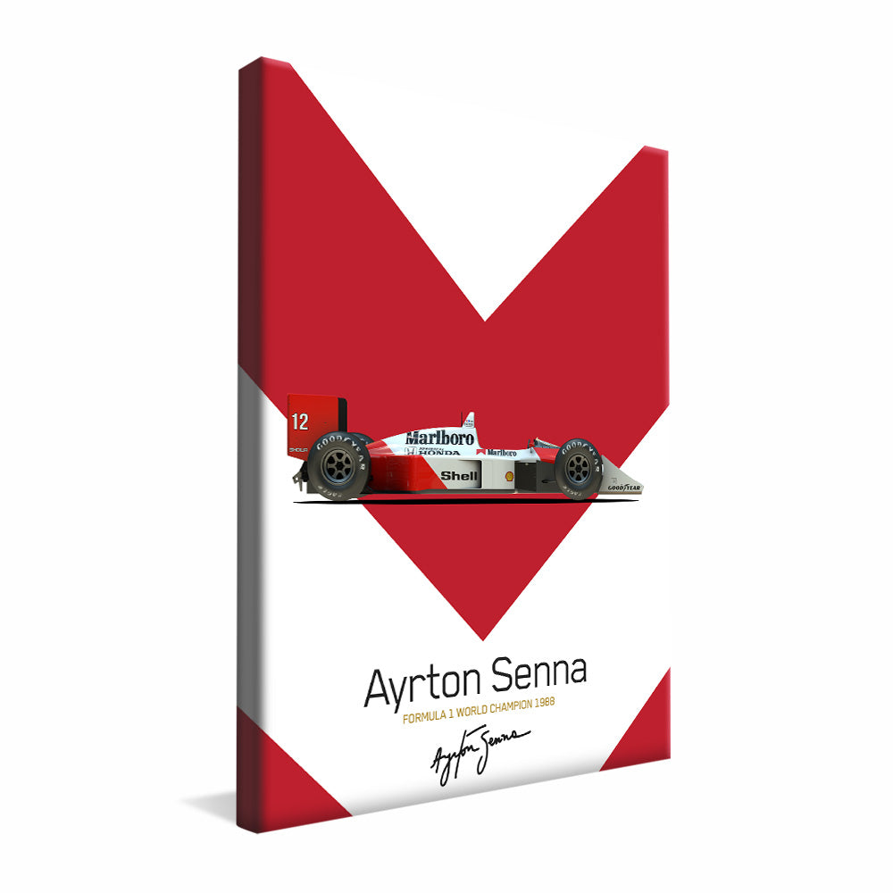 Senna McLaren V2 V2434 Canvas