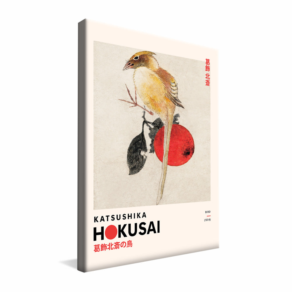 Katsushika Hokusai Bird V2393 Canvas