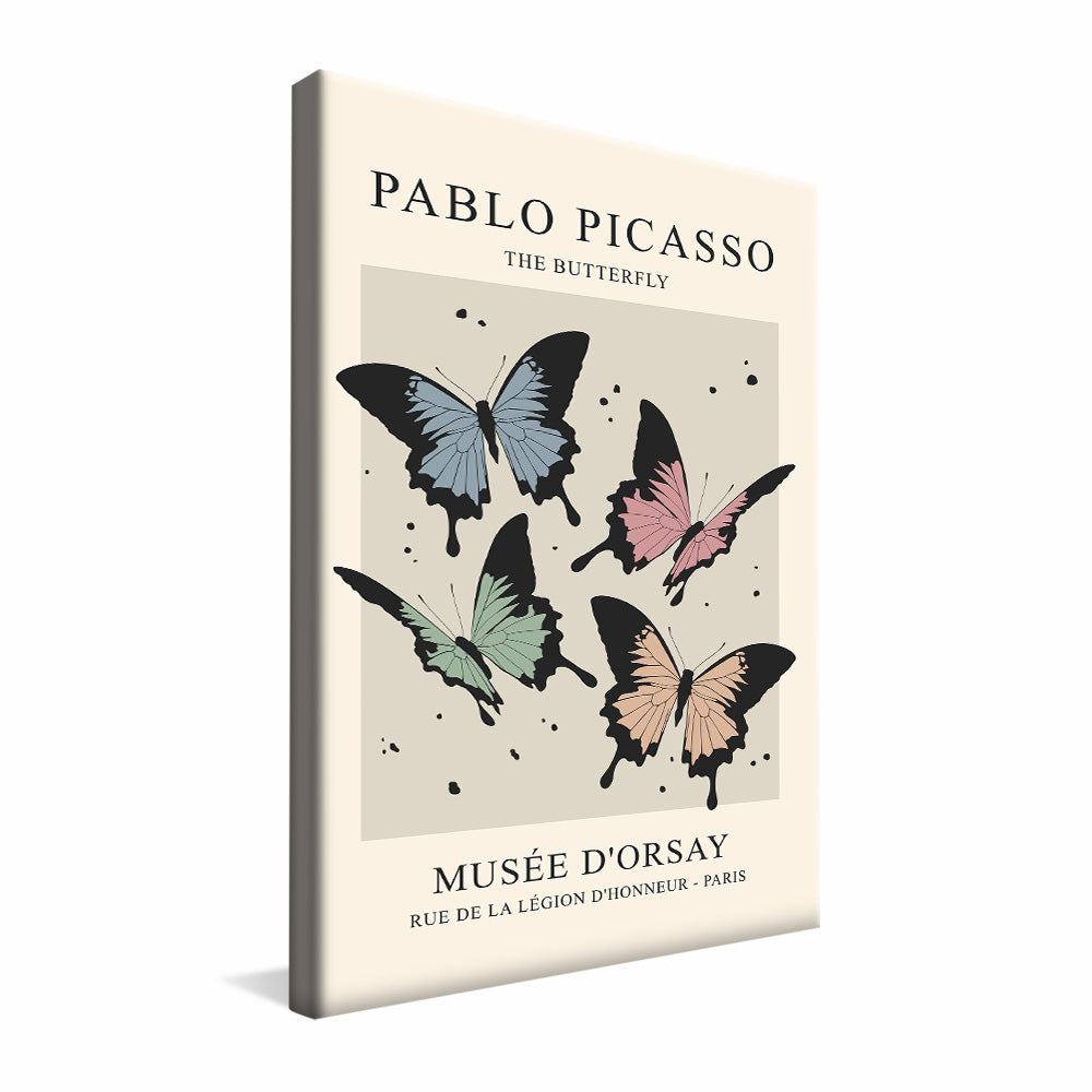 Picasso The Butterfly V2395 Canvas