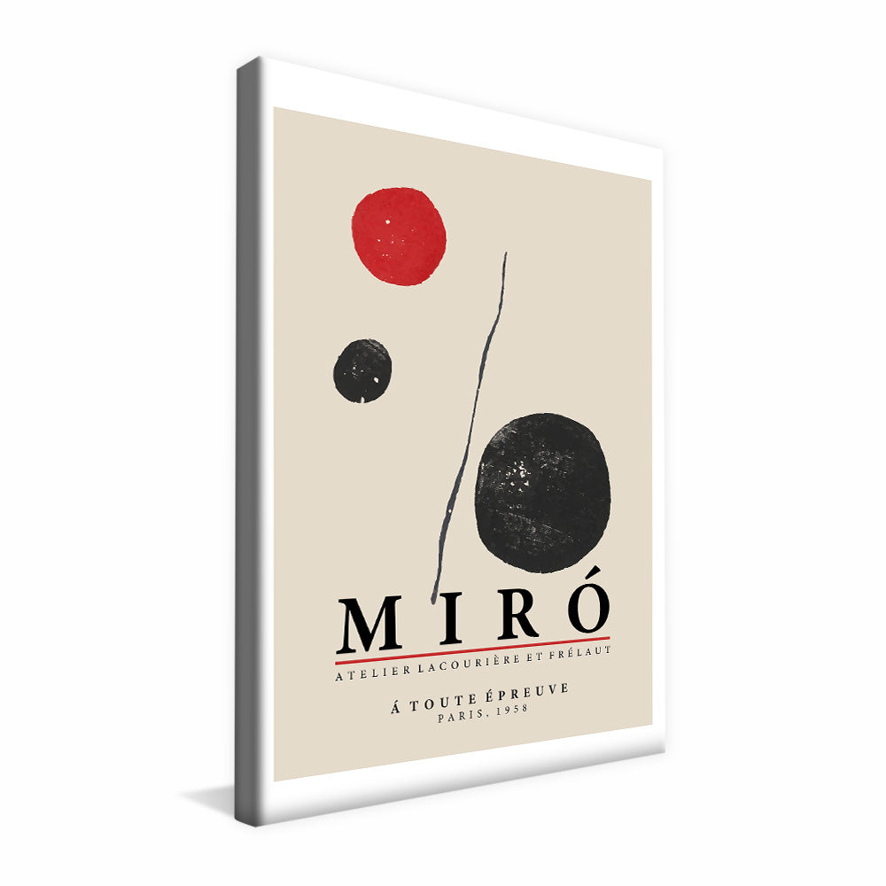 ミロのアンティークポスター！ JOAN MIRÓ A TOUTE ÉPREUVE A TOUTE EPREUVE by MIRO JOAN: (1958) Art /&nbsp